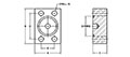 SAE J518 / ISO 6162, O-Ring, Blind, In-Line Flanges - 2