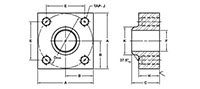 ISO 6164, Flat Face, BW-160 Pipe, In-Line Flanges - 2