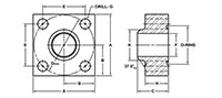 ISO 6164, O-Ring, BW-160 Pipe, In-Line Flanges - 2