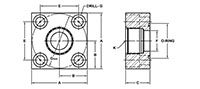 ISO 6164, O-Ring, ISO 6149, In-Line Flanges - 2