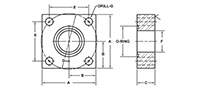 ISO 6164, O-Ring / Flat Face, Spacer, In-Line Flanges - 2