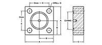 JIS B 2291 210k, O-Ring, Blind, In-Line Flanges - 2