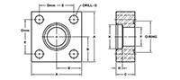 JIS B 2291 210k SH, O-Ring, SW-Pipe, In-Line Flange - 2