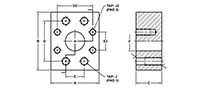 SAE J518 / ISO 6162, Flat Face, In-Line Flanges - 3