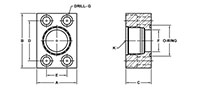 SAE J518 / ISO 6162, O-Ring, ISO 6149, In-Line Flanges - 2