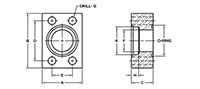 SAE J518 / ISO 6162, O-Ring, SW-Tube, In-Line Flanges - 2