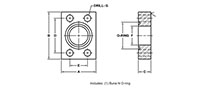 SAE J518 / ISO 6162, O-Ring / Flat Face, Spacer, In-Line Flanges - 2