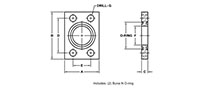 SAE J518 / ISO 6162, DBL O-Ring, In-Line Flanges - 2