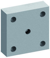 ISO 6164, Flat Face, Blind, In-Line Flanges