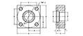 ISO 6164, Flat Face, SW-Pipe, In-Line Flanges - 2