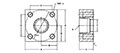 ISO 6164, Flat Face, NPTF, In-Line Flanges - 2