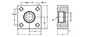 JIS B 2291 210k, Flat Face, SAE (ORB), In-Line Flanges - 2