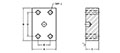 SAE J518 / ISO 6162, Flat Face, Blind, In-Line Flanges - 2