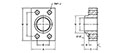 SAE J518 / ISO 6162, Flat Face, BW-160 Pipe, In-Line Flanges - 2