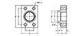 SAE J518 / ISO 6162, Flat Face, BW-40 Pipe, In-Line Flanges - 2