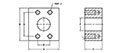 SAE J518 / ISO 6162, Flat Face, RA, In-Line Flanges - 2