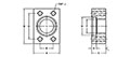 SAE J518 / ISO 6162, Flat Face, SW-Pipe, In-Line Flanges - 2