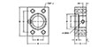 SAE J518 / ISO 6162, Flat Face, SW-Pipe, In-Line, GP#4 ORB Flanges - 2