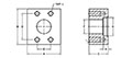 SAE J518 / ISO 6162, Flat Face, RA/SW-Pipe, In-Line Flanges - 3