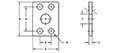 SAE J518 / ISO 6162, Flat Face, CP, In-Line, 1/4 Inch (in) Thickness Flanges - 2