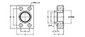 SAE J518 / ISO 6162, O-Ring, BW-40 Pipe, In-Line Flanges - 2