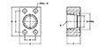 SAE J518 / ISO 6162, O-Ring, BSPT, In-Line Flanges - 2