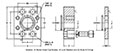 SAE J518 C61 / ISO 6162-1 x SAE J518 C62 / ISO 6162-2, O-Ring, In-Line Flange - 2