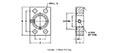 SAE J518 / ISO 6162, O-Ring / Flat Face, GP Adapter, In-Line, GP#4 ORB Flanges - 2