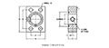 SAE J518 / ISO 6162, O-Ring / Flat Face, GP Adapter, In-Line, GP#6 ORB Flanges - 2