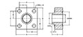 Main Square, O-Ring, BW-160 Pipe, In-Line Flanges - 2