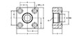 Main Square, O-Ring, SAE (ORB), In-Line Flanges - 2